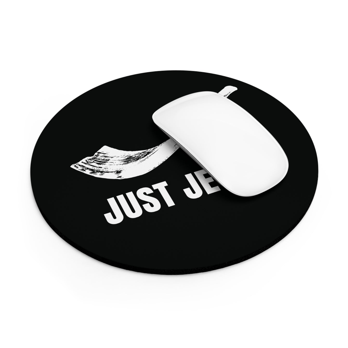 Just Jew It® - Desk Mouse Pad, Gift for Jewish Friends, Office Decor, Rabbi Humor, Unique Work Gift