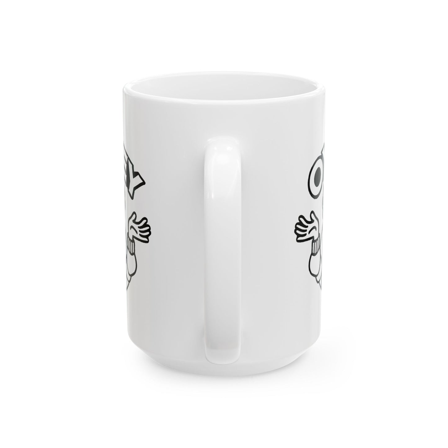 Oy Vey Granny Shrug - Stylish Gift for Coffee Lovers, Home Decor, Office Use, Funny Quotes, Engaging Conversation Starter