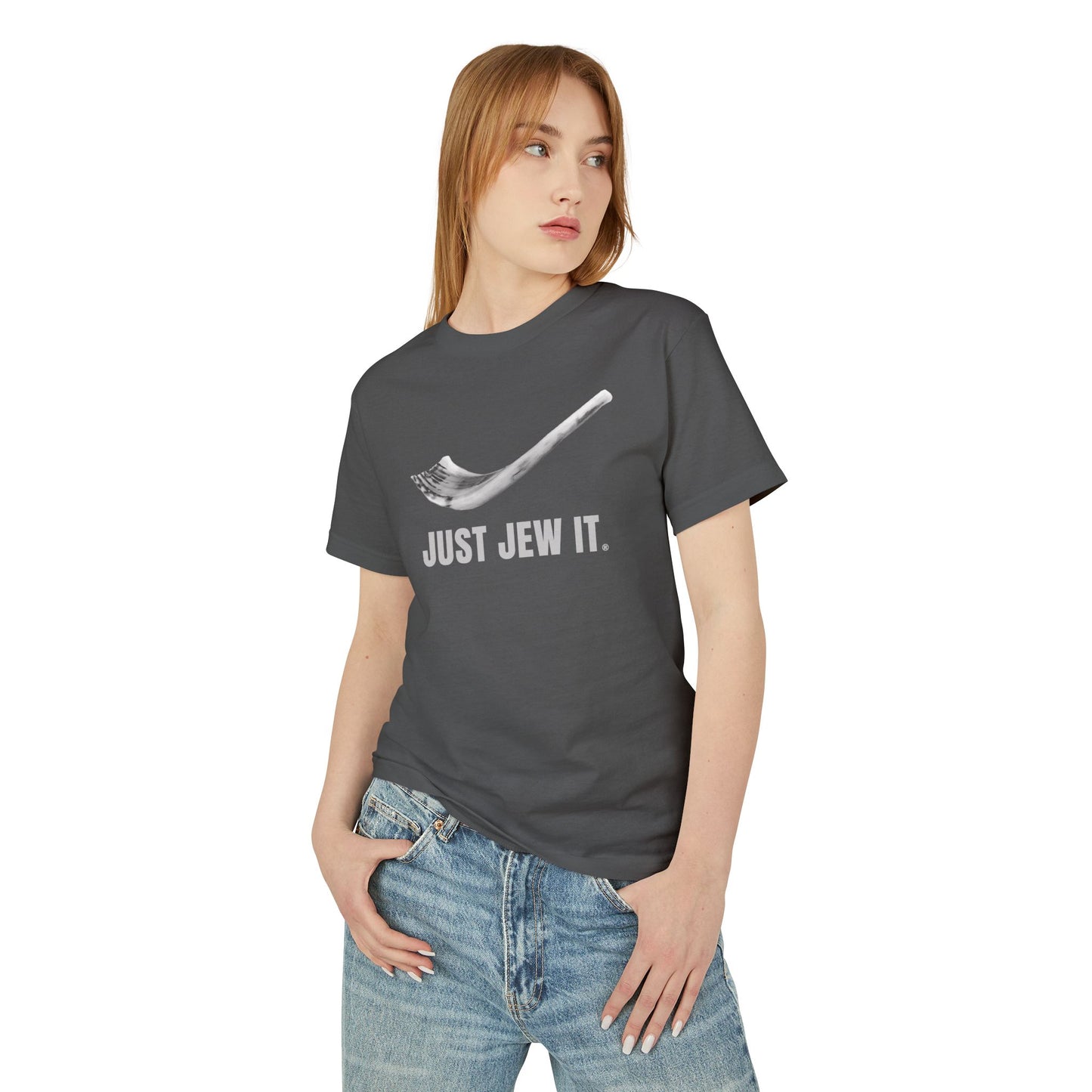 Funny Unisex Tee - Just Jew It®, Casual Wear, Gift for Family, Jewish Community, Humor Shirt, Stylish Everyday Tee, Ethnic Pride