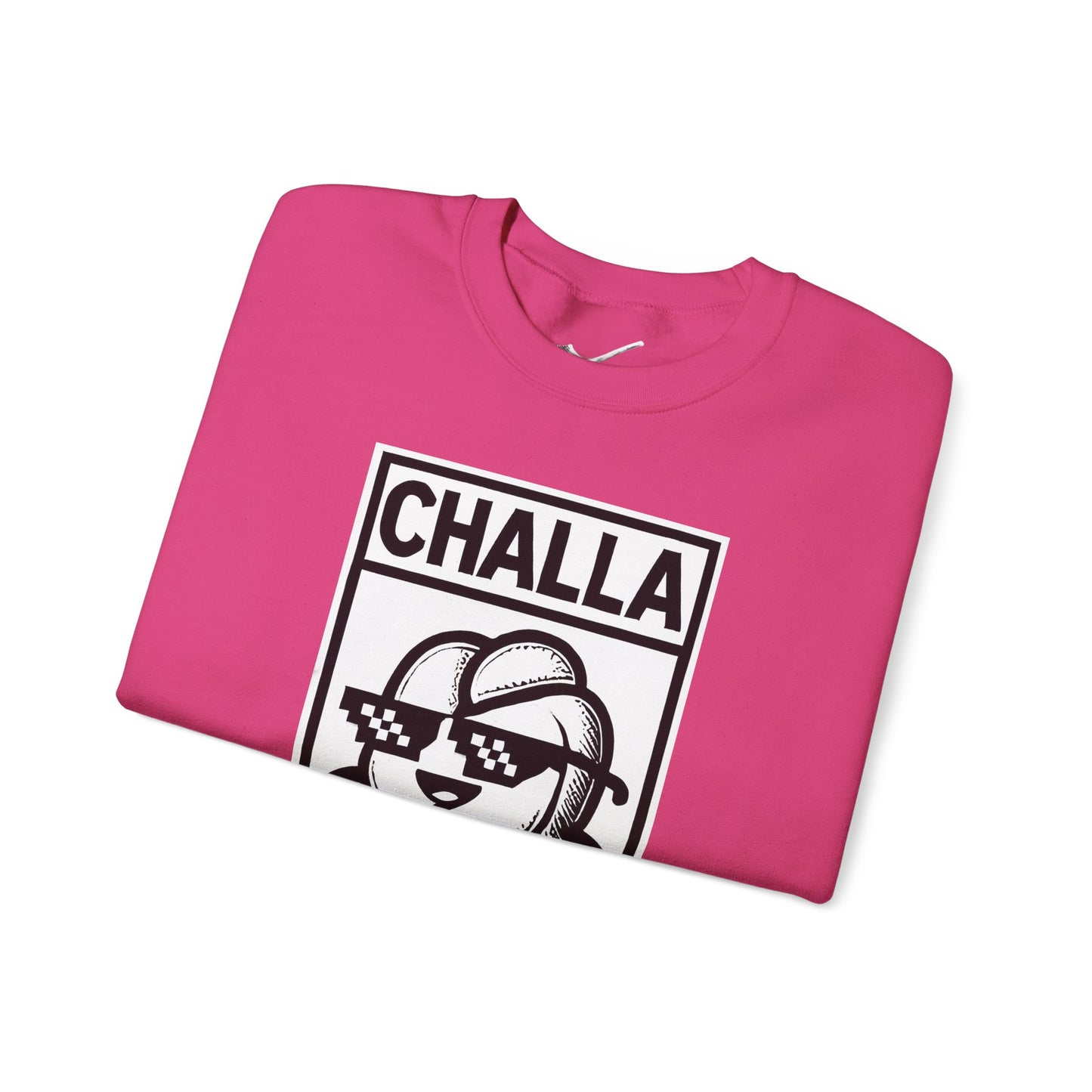 Challa at Me - Adult Unisex Sweatshirt, Funny Gift for Food Lovers, Cozy Crewneck for Everyday Wear, Perfect for Holidays & Casual Events