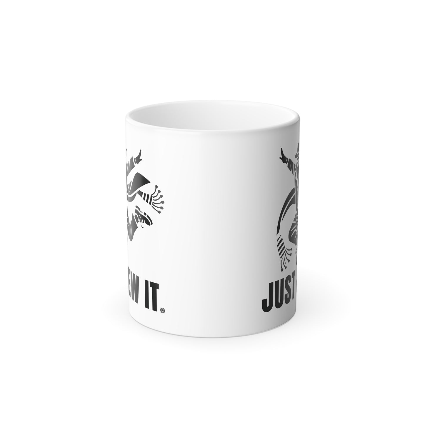 Color Morphing Mug - Just Jew It® Official Rabbi Mug, Heat Sensitive Ceramic Cup for Coffee & Tea, Rabbi Design Gifts, Religious Coffee