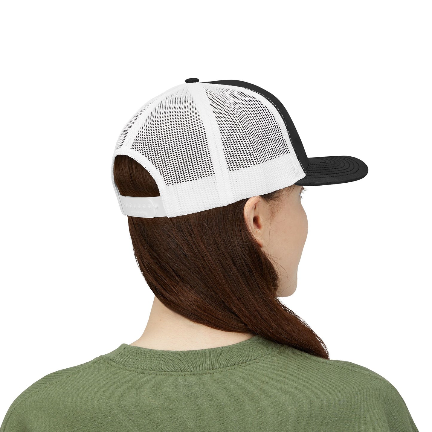 Embroidered Just Jew It® Official Snapback Trucker Cap - Stylish Mesh Hat for Jewish Culture & Pride