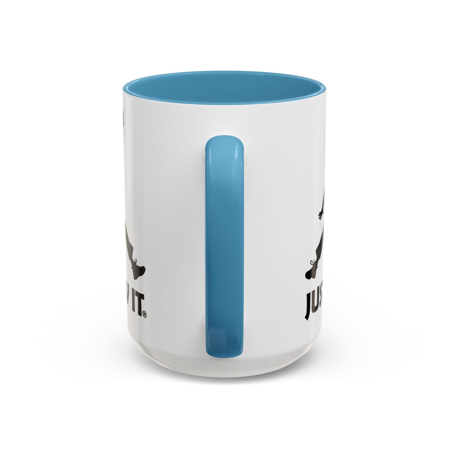 Just Jew It® Funny Rabbi Dunking Challa Bread Accent Mug, Jewish Humor Coffee Cup, Just Jew It Gift, 11, 15oz, Tea Mug, Ceramic Mug, Kitchen