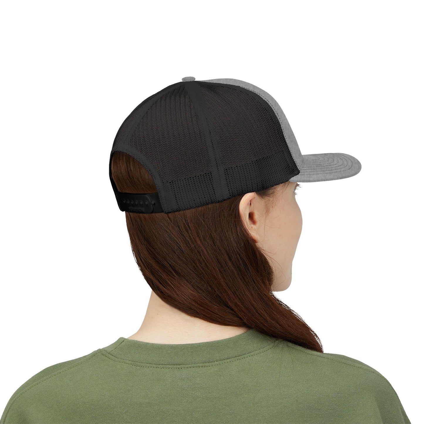 Embroidered Just Jew It® Official Snapback Trucker Cap - Stylish Mesh Hat for Jewish Culture & Pride
