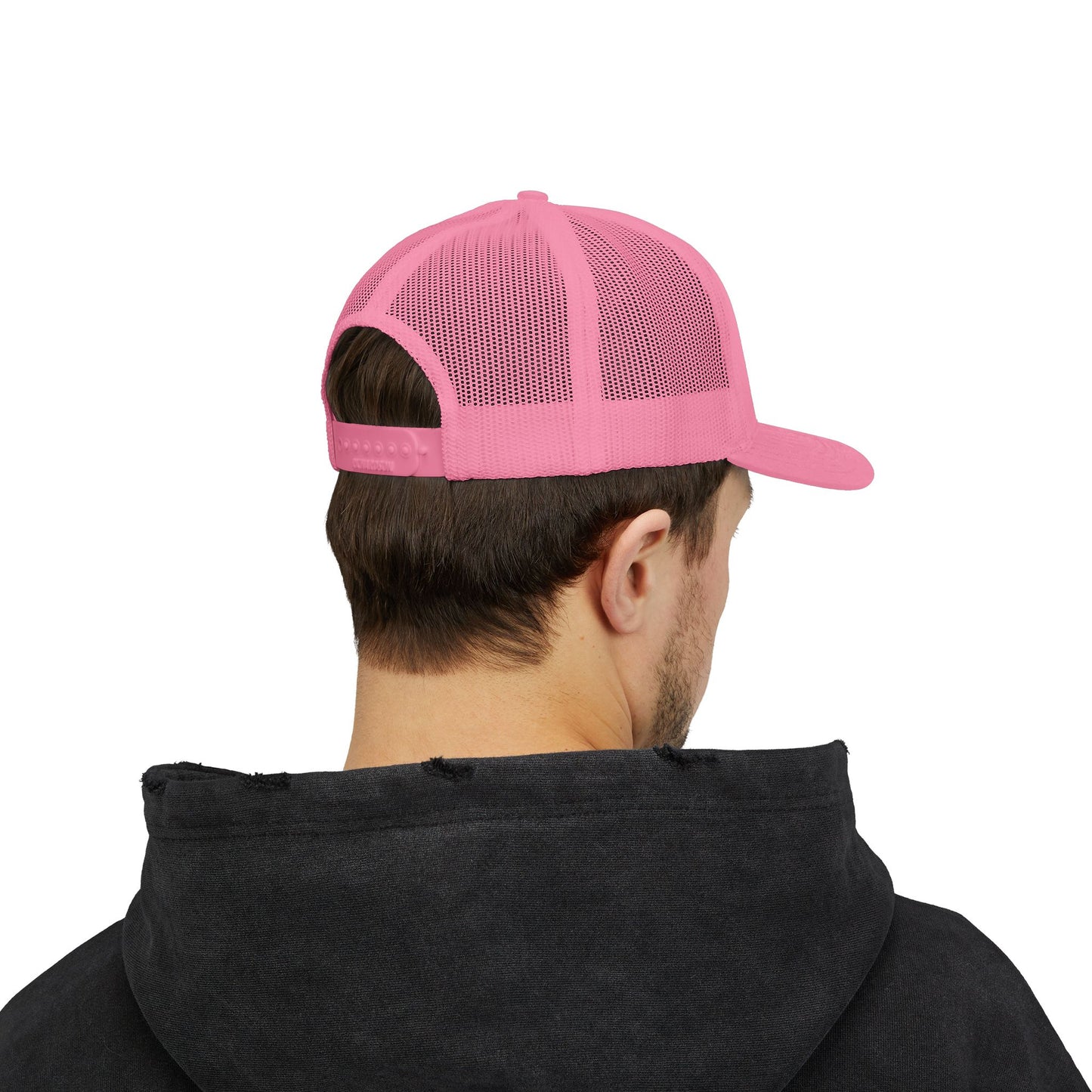 Embroidered Just Jew It® Official Snapback Trucker Cap - Stylish Mesh Hat for Jewish Culture & Pride