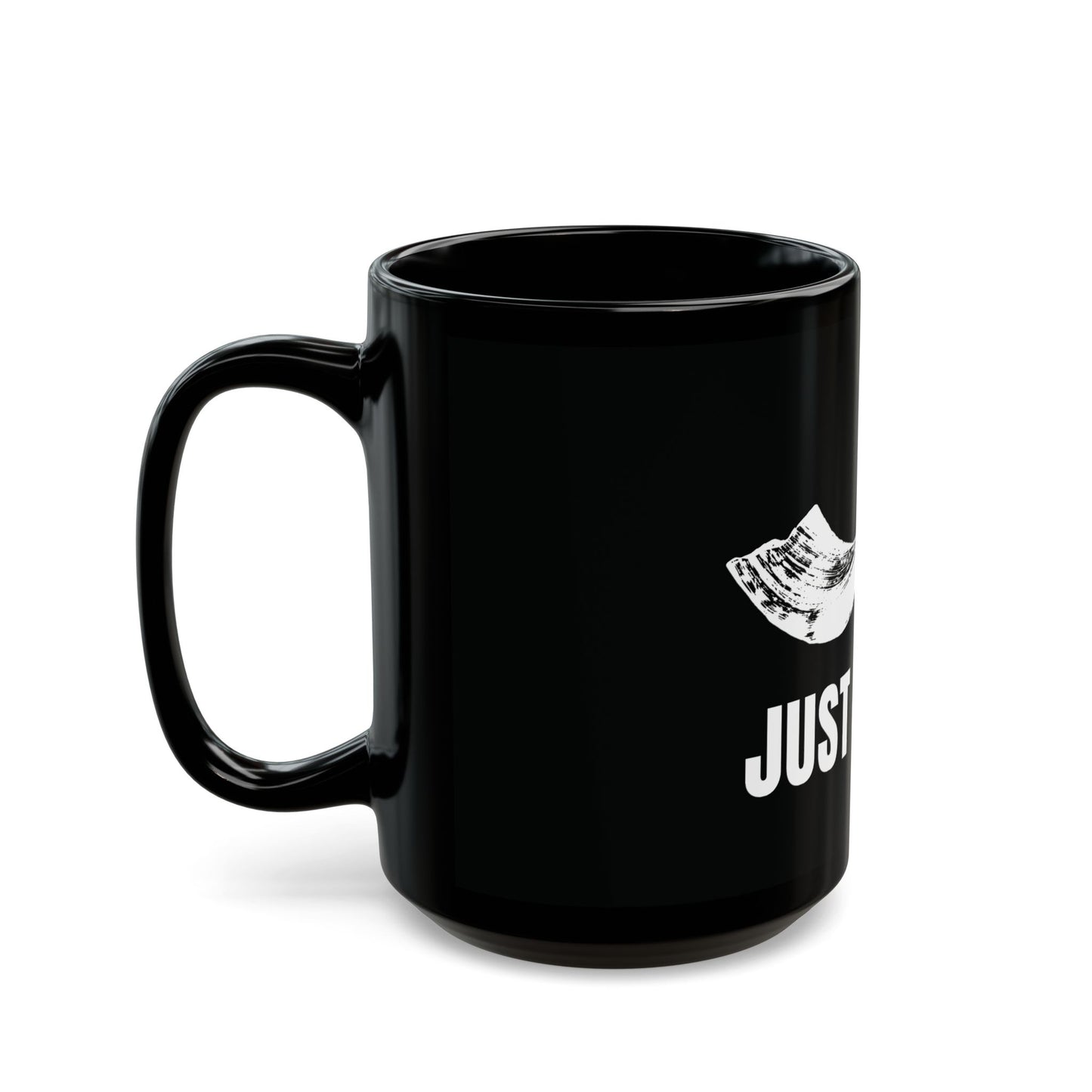Just Jew It® - Black Mug - Gift for Coffee Lovers, Humor Mug, Kitchen Decor, Office Mug, Unique Gift for Him or Her