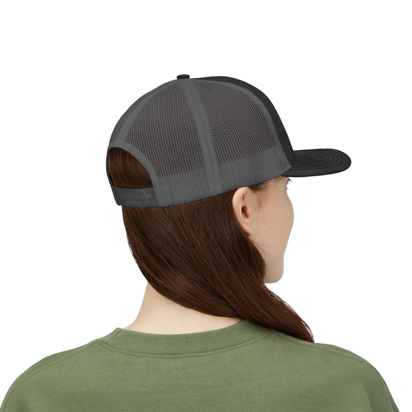 Embroidered Just Jew It® Official Snapback Trucker Cap - Stylish Mesh Hat for Jewish Culture & Pride