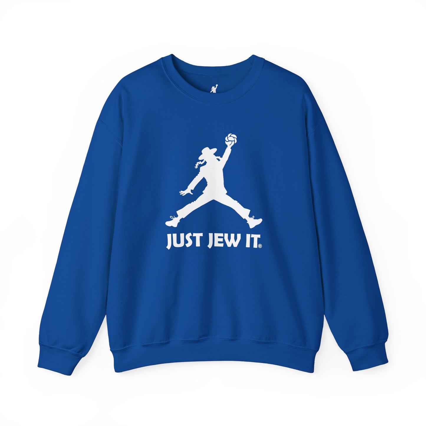 Just Jew It® - Unisex Crewneck Sweatshirt, Comfortable Sweatshirt for Casual Wear, Unique Gift for Jewish Holidays, Sports Apparel, Trendy