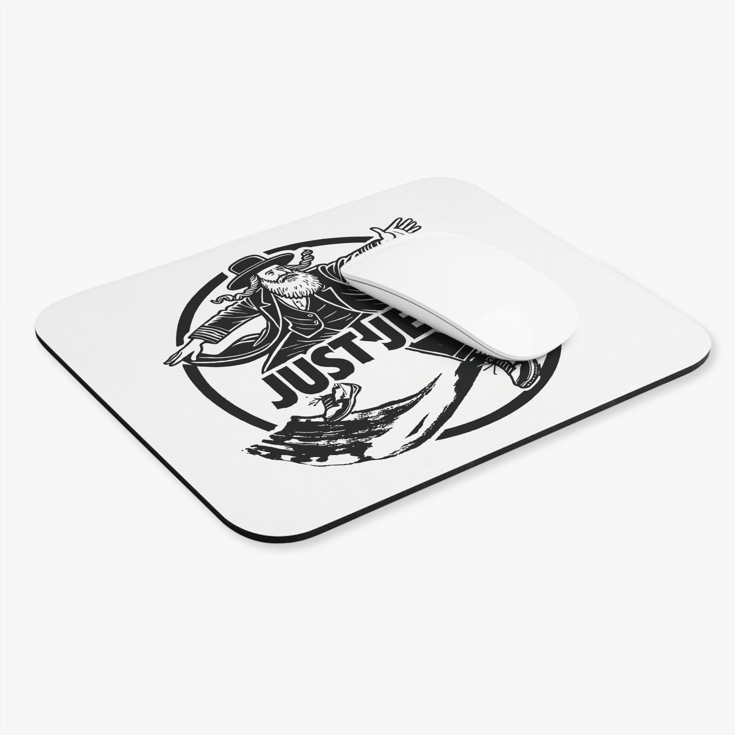 Just Jew It® Mouse Pad - Fun Desk Accessory for Jewish Culture, Gifts for Holidays and Celebrations, Office Decor, Unique Gift Idea, Work