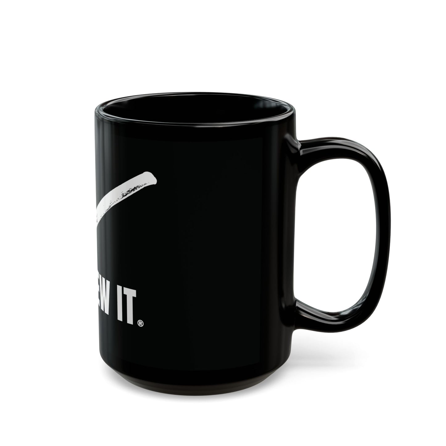 Just Jew It® - Black Mug - Gift for Coffee Lovers, Humor Mug, Kitchen Decor, Office Mug, Unique Gift for Him or Her